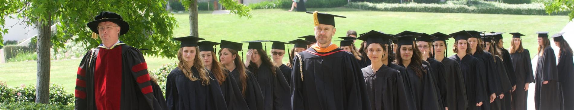 Faculty Commencement procession